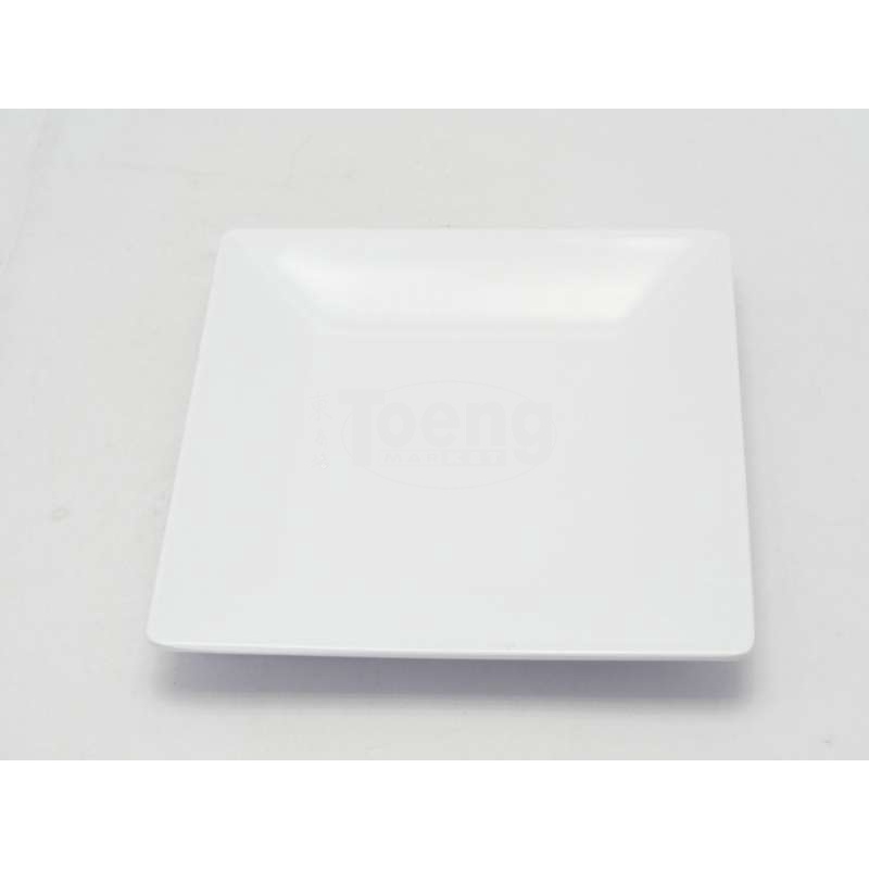 PIRING MAKAN / PIRING MELAMINE / PIRING SEGI 7 inch WHITE PORSELIN SRI