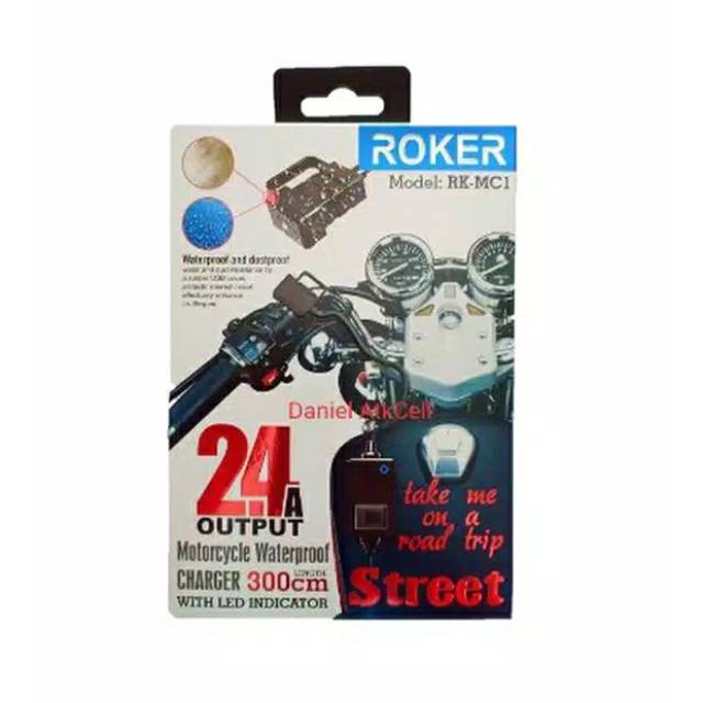 CHARGER ROKER STREET 2.4A / TC AKI WATERPROFF/ RK-MC1