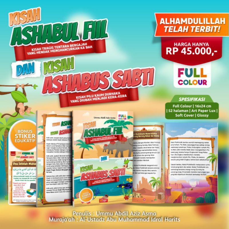 Kisah Ashabul Fiil Dan Ashabus Sabti (Full Colour)