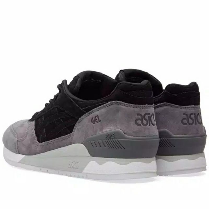 ASICS TIGER GEL LYTE Respector Black Dark Grey Moon Crater Abu Abu Suede