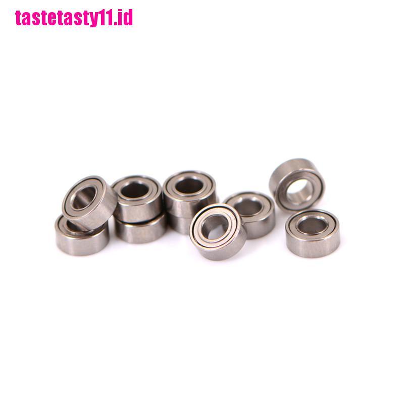 10 Pcs Bola bearing Mini Bahan Baja MR63ZZ