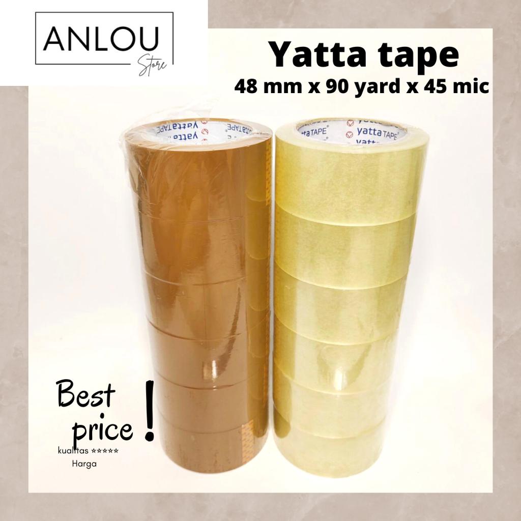 

Lakban Bening Coklat 2 Inch Merk Yatta 48 MM X 90 Yard FULLx45m - Per slop