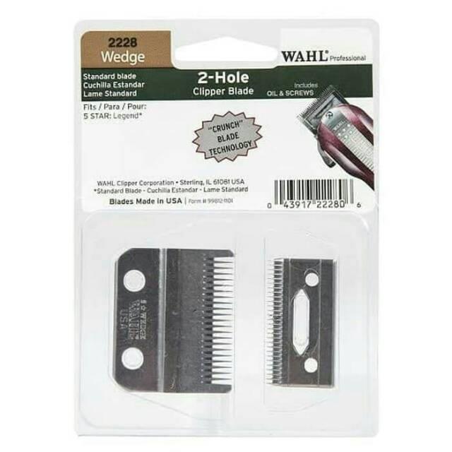 

Mata pisau cadangan wahl legend blade 2 hole ORIGINAL GROSS
