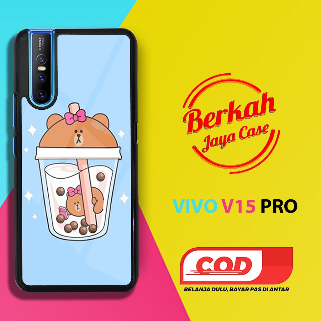Berkah Case Vivo V15 Pro Casing Vivo Boba Case Lucu Casing Keren Hardcase Softcase Glossy Terbaru