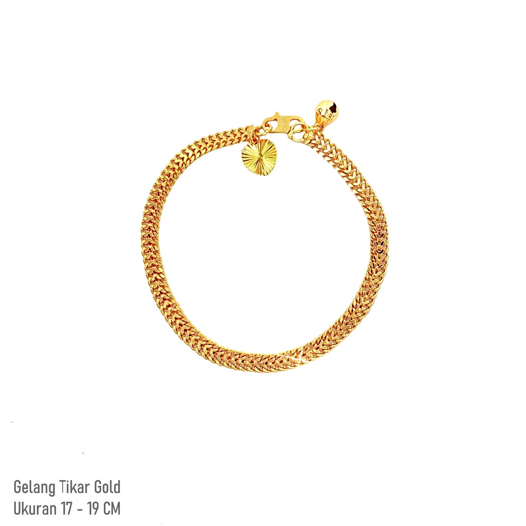 Gelang Tangan Rantai Tikar Emas 24k