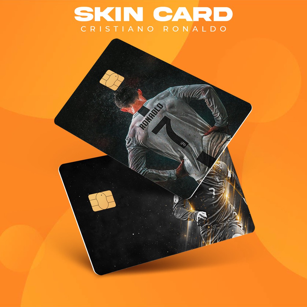 [BM Skin Card] Cristiano Ronaldo ||  Garskin | Cover ATM / E - Money / Flazz - Anti Air