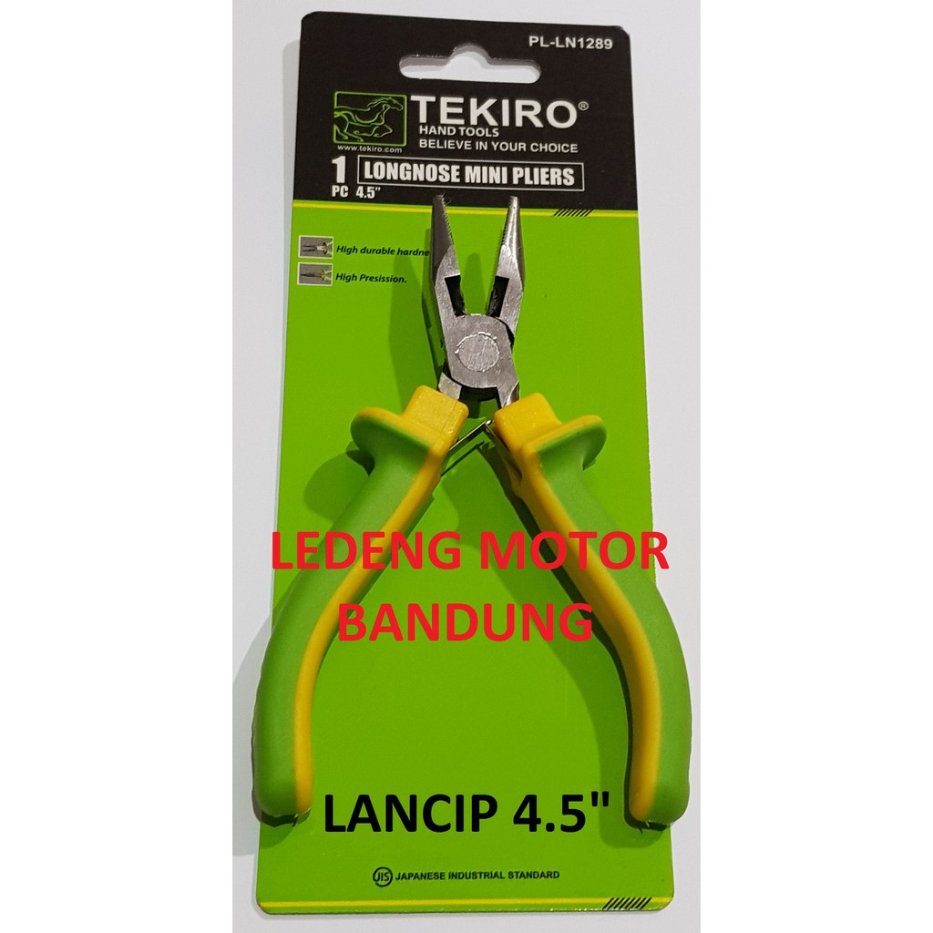 Tang Lancip Tekiro 4.5 inci Cucut Buaya Long Nose Plier 4.5&quot;