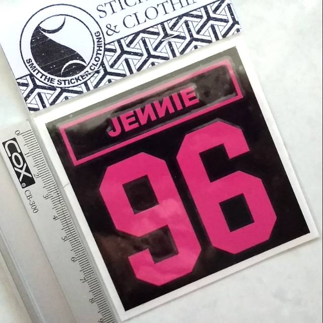 Stiker Bp Jennie 96 Cutting Sticker 2W