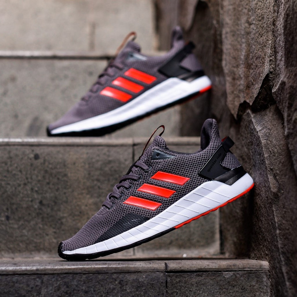 ADIDAS QUESTAR RIDE GREY ORANGE (BNWB)