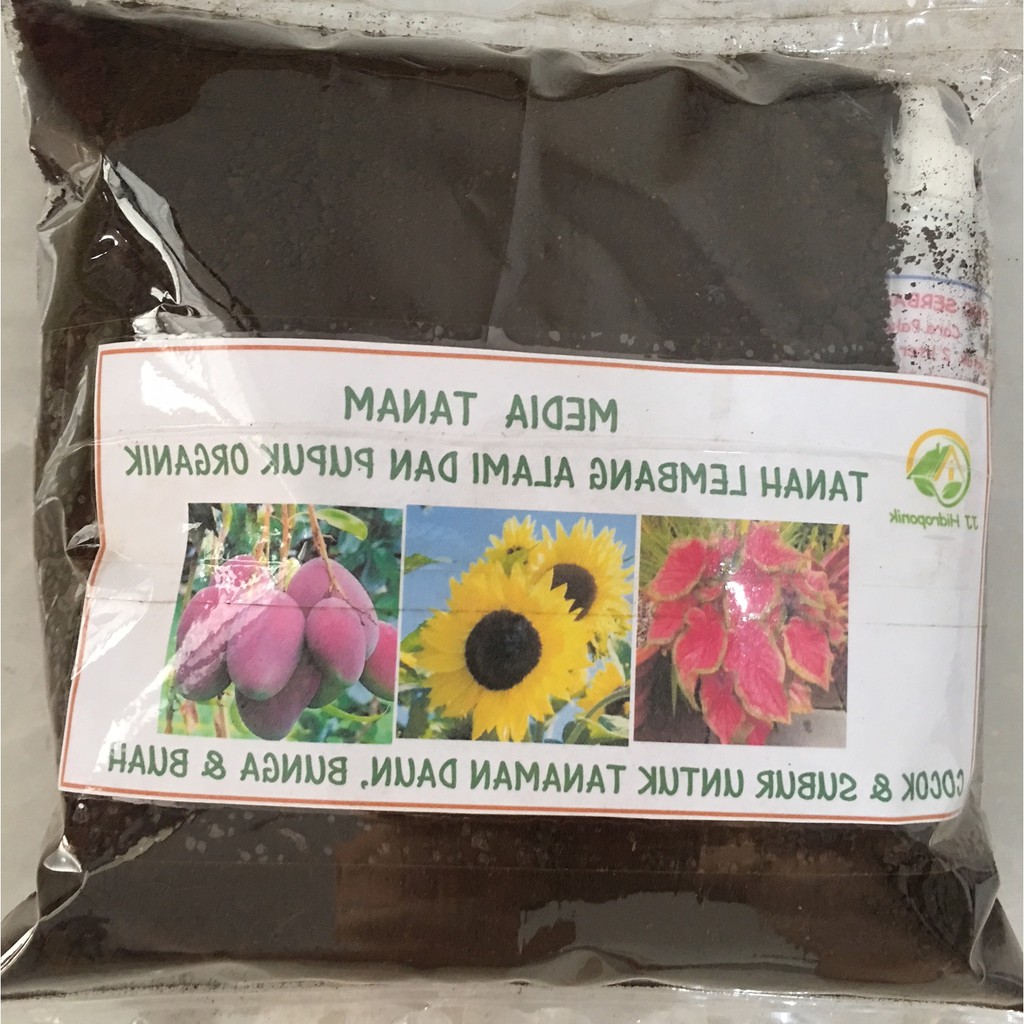 Media tanam Tanah Lembang dan pupuk Organik LENGKAP