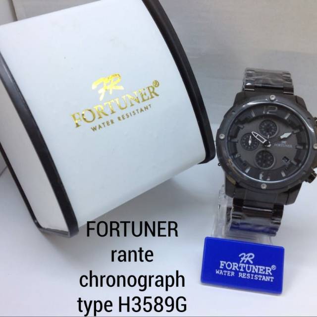 Fortuner Chronograph H3589G Original Jam Tangan Pria Tahan Air - waterresist