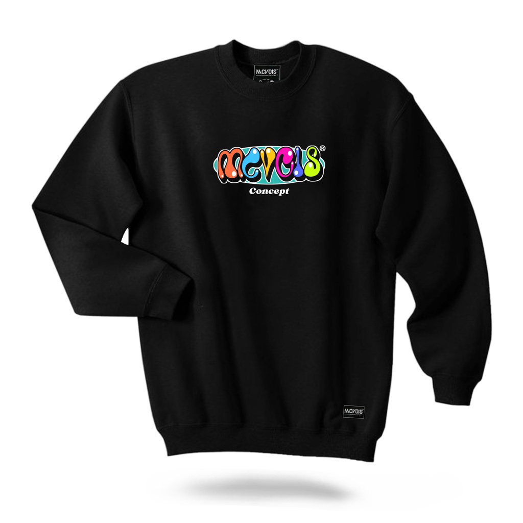 Mcvois Sweater Crewneck Graffity 1 Pria Wanita Premium Distro