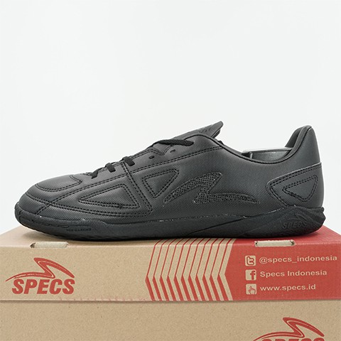 Sepatu Futsal Specs Accura IN Triple Black 401468 Original BNIB