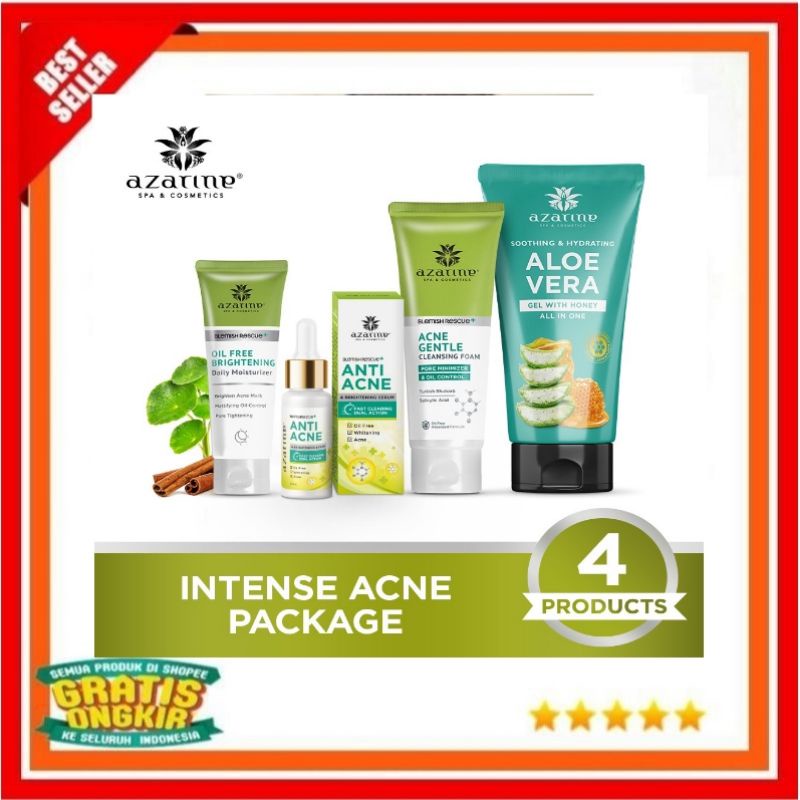 AZARINE PAKET ACNE 100% ORI