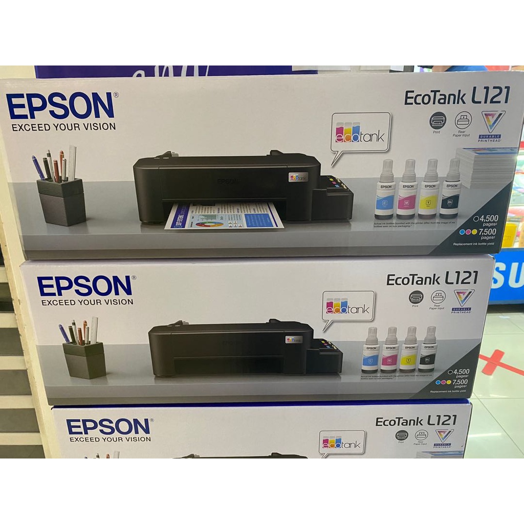 Printer Epson L121 New (Baru) Original Printer Infus Epson Ink Tank