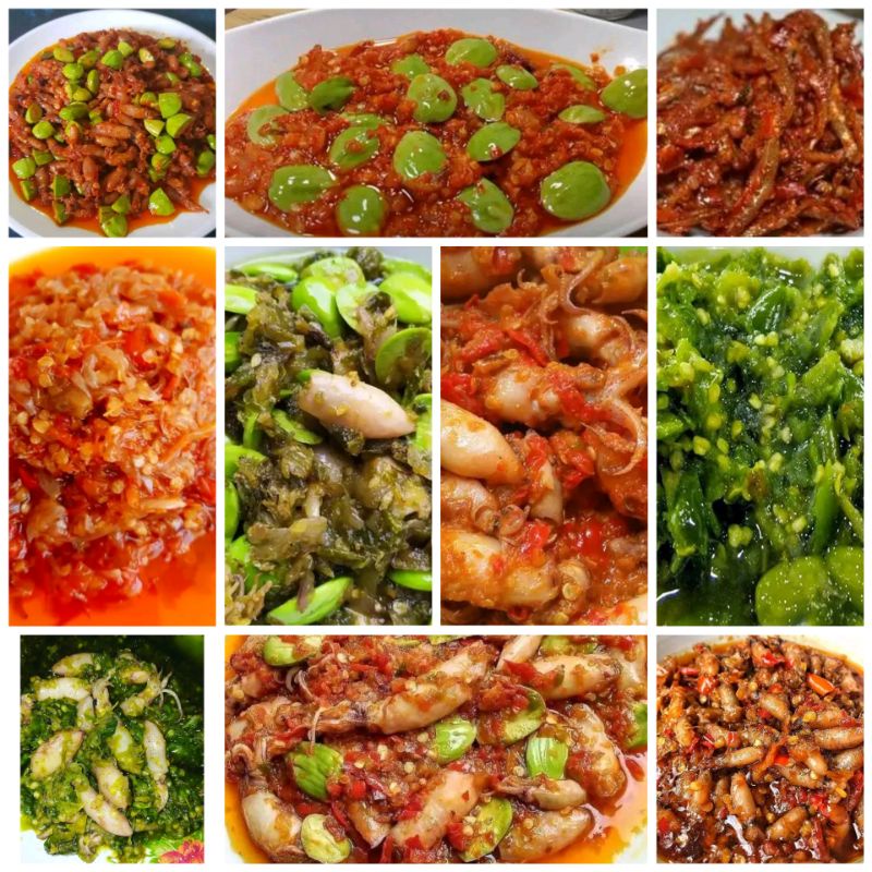 

1 paket sambel 6 toples