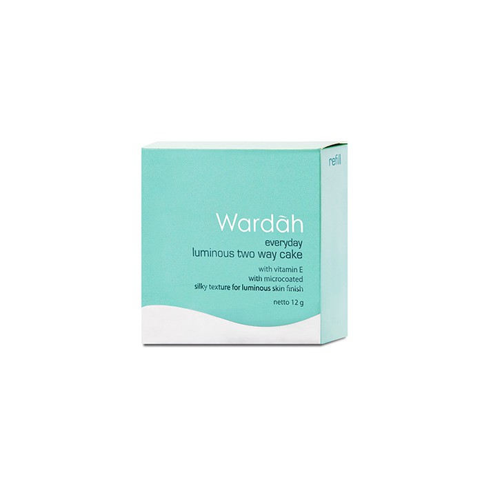 ❤️Glamouroseshop❤️ Wardah REFILL Everyday Luminous TWO WAY CAKE12 gr (REFILL)
