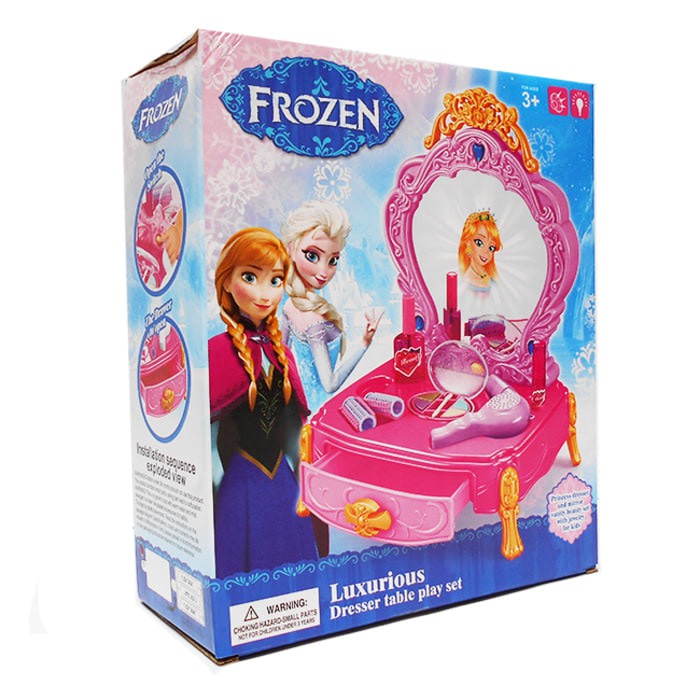 mwn.toys LUXURY DRESSER PLAYSET TABLE FROZEN MEJA RIAS FROZEN No. 80852-1