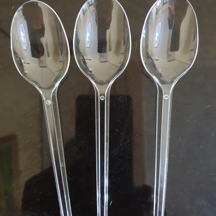 MoonLand Sendok dan garpu Plastik Jus Sendok Dessert Sendok Ice Cream souvener 43