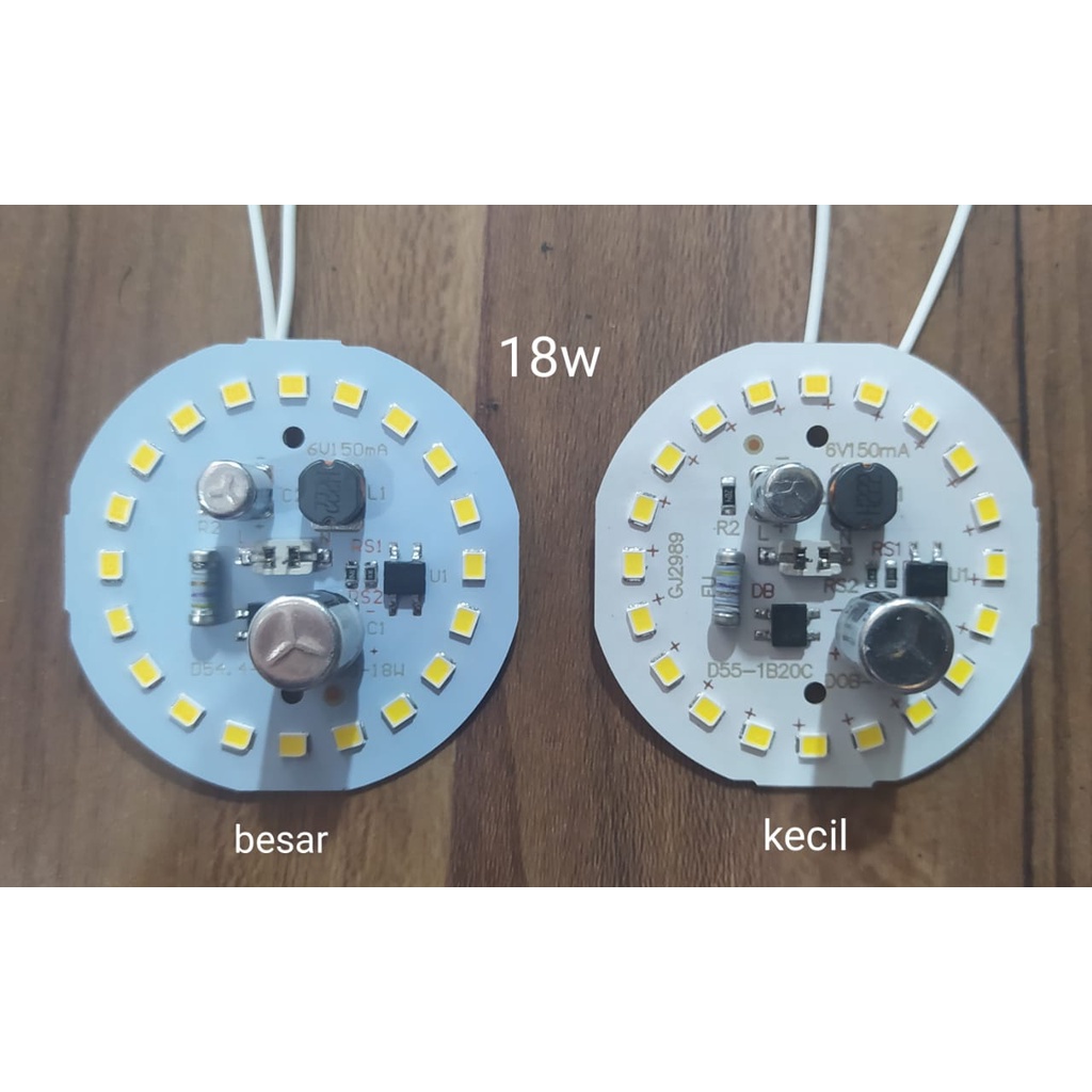 PCB Mata Lampu LED 18w KW1 Tanpa Driver - DOB LED AC 18 Watt Langsung 220V (ACR)