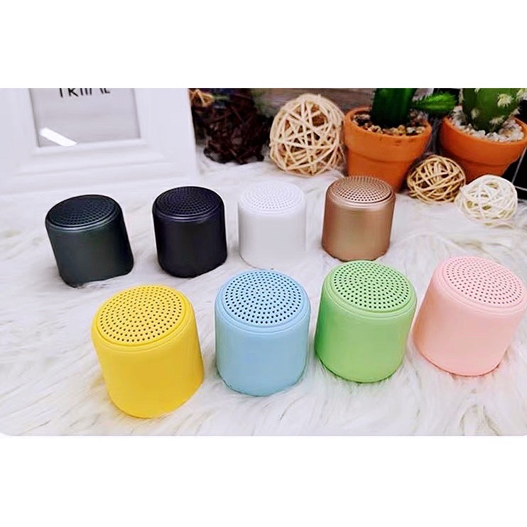 【33LV.ID】Speaker Bluetooth Bass Stereo Mini LittleFun Macaron