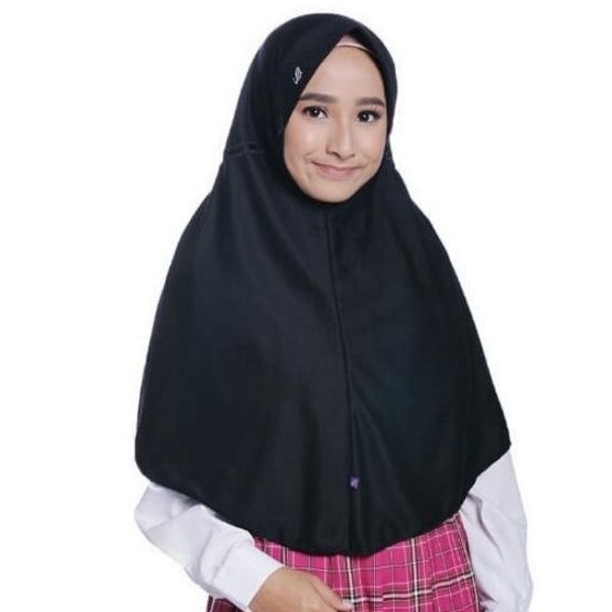 Jilbab Instan Kaos Pet Ukuran SD SMP kerudung Sekolah