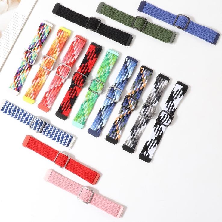 Serbuuuu.. Strap Huawei Band 7 Nilon Tali Huawei Band 7 Nilon Bahan Kancing Stainless
