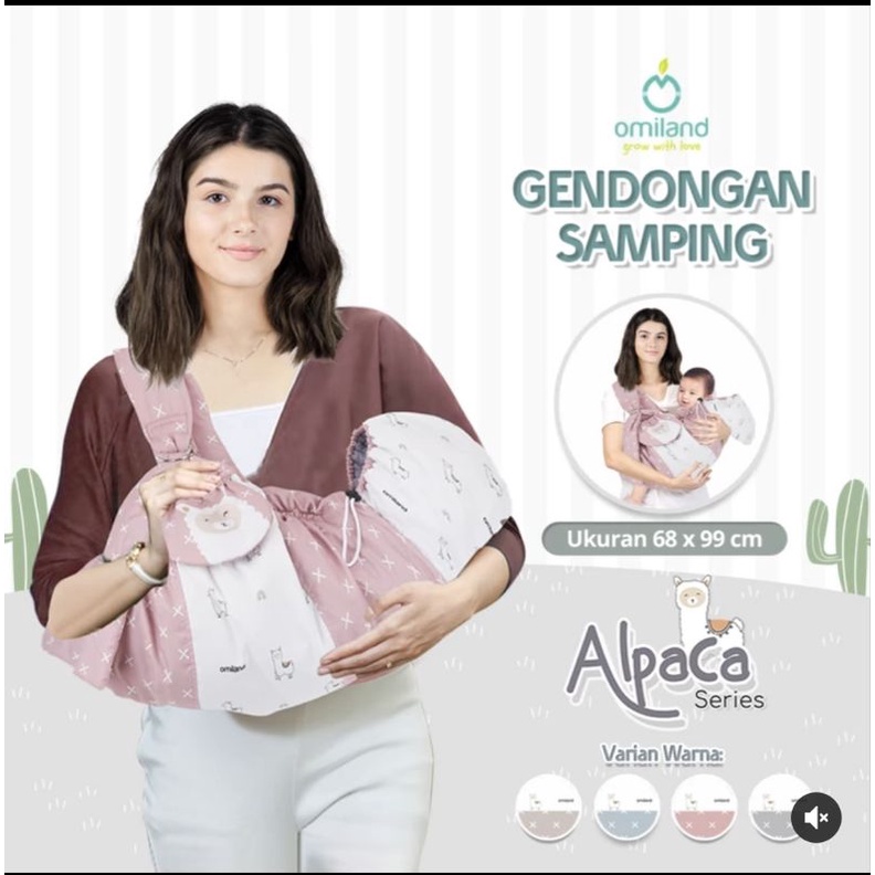 Omiland Gendongan Bayi Samping Cocok u/ Newborn Alpaca Series - OB 17201-4