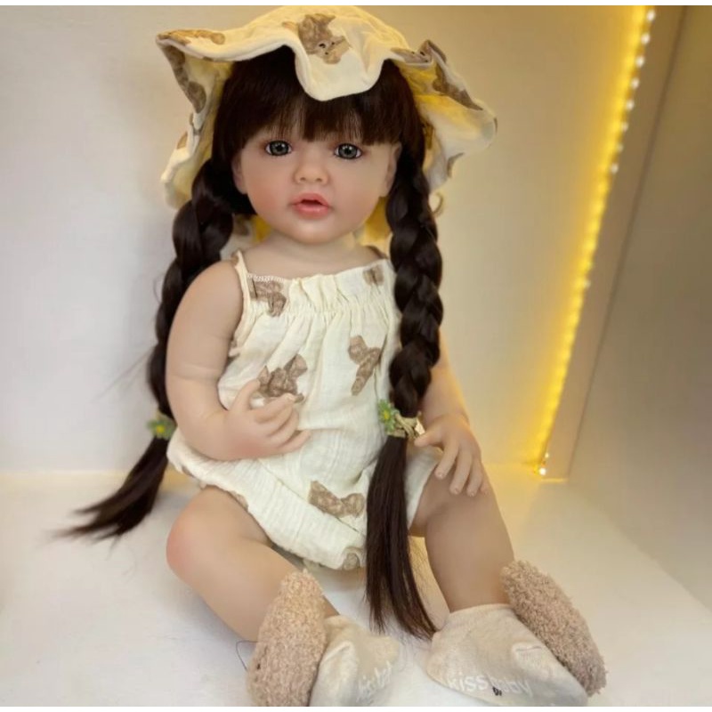 boneka reborn doll 60cm