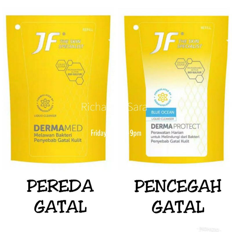 JF Liquid Cleanser Sabun Cair 200ml Refill Dermamed &amp; Derma Protect