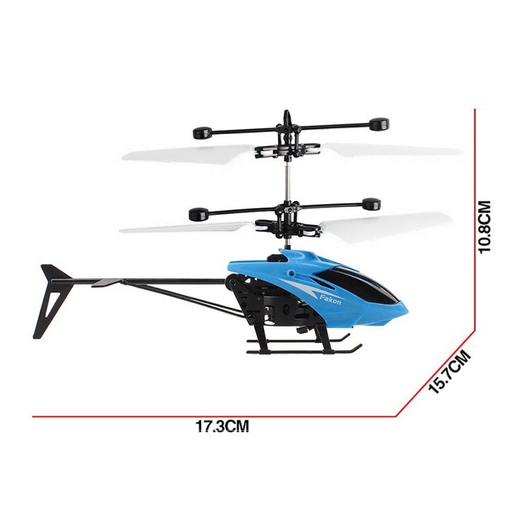 RC Helikopter remote control dan Sensor Tangan - Mainan RC Pesawat terbang Helikopter Remot kontrol