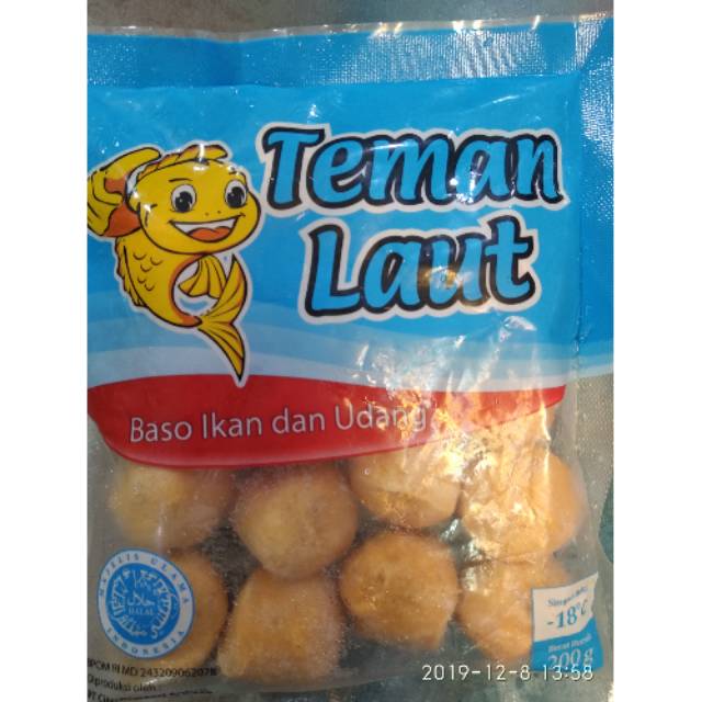 Jual Teman Laut Baso Ikan Dan Udang 200gr Shopee Indonesia