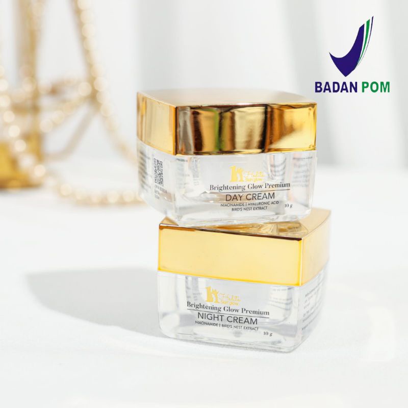 BPOM PAKET KOMPLIT HEDITA BRIGHTENING GLOW PREMIUM WITH BIRDS NEST EXTRACT