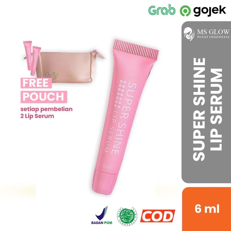 MS GLOW - Super Shine Lip Serum/lip serum/lip serum lip gloss/lip treatment/serum bibir/serum bibir 