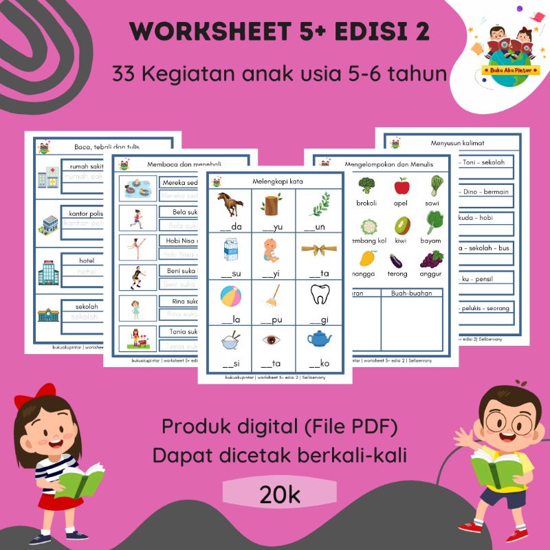 

Worksheet 5+ edisi 2