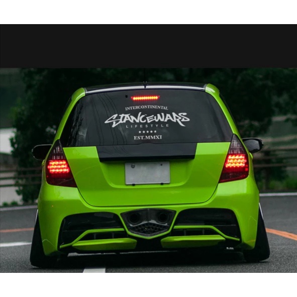 stiker mobil stance wars cutting sticker kaca mobil