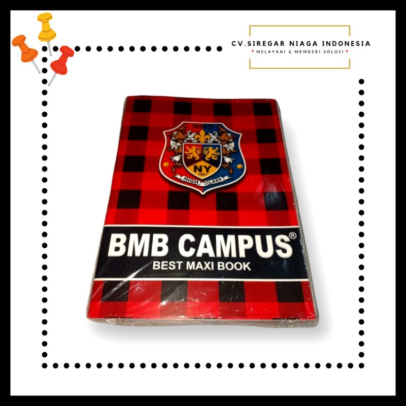 

(1 Pack) Buku Tulis Big Boss Merk BMB Campus Best Maxi Book Isi 36 Lembar (10 Pcs) ORI Murah Berkualitas