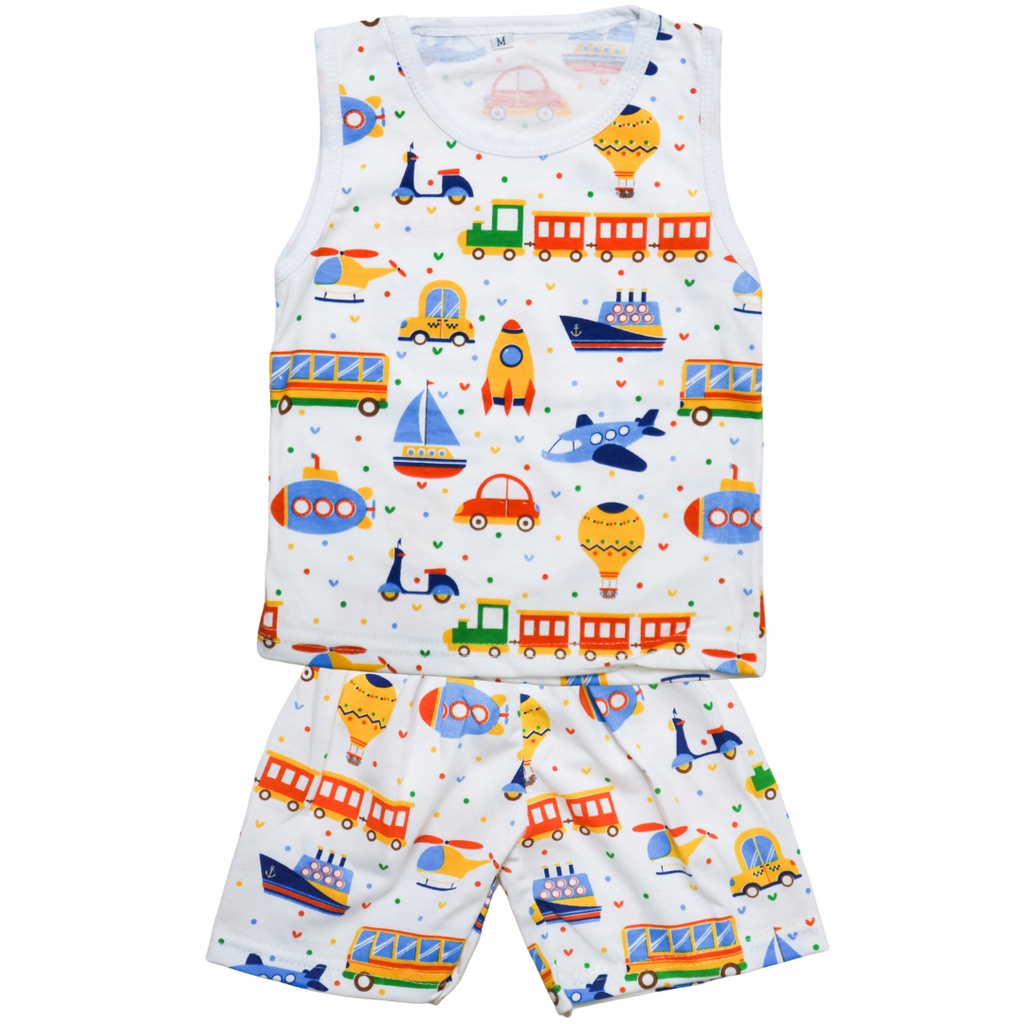 BabynKids - SETELAN BAJU TIDUR SINGLET ANAK COWOK/ SETELAN ANAK SINGLET UNISEX / PIYAMA ANAK SINGLET COWOK / setelan singlet anak cowok / set anak laki laki