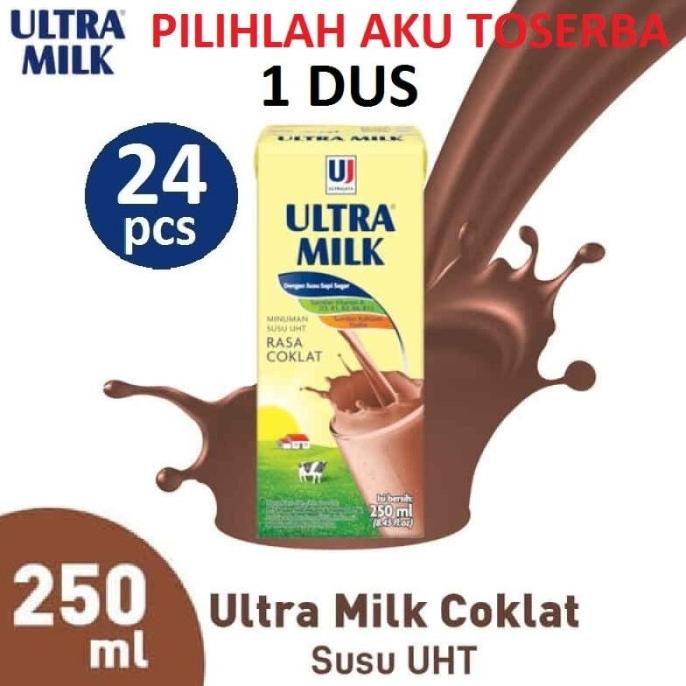 

BAYAR DITEMPAT Susu Ultra Coklat (Cokelat) - 250 ml - (1 DUS ISI 24)