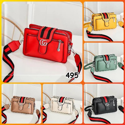 562 Tas Selempang Wanita Import Slingbag Cewek (1 KG MUAT 2)