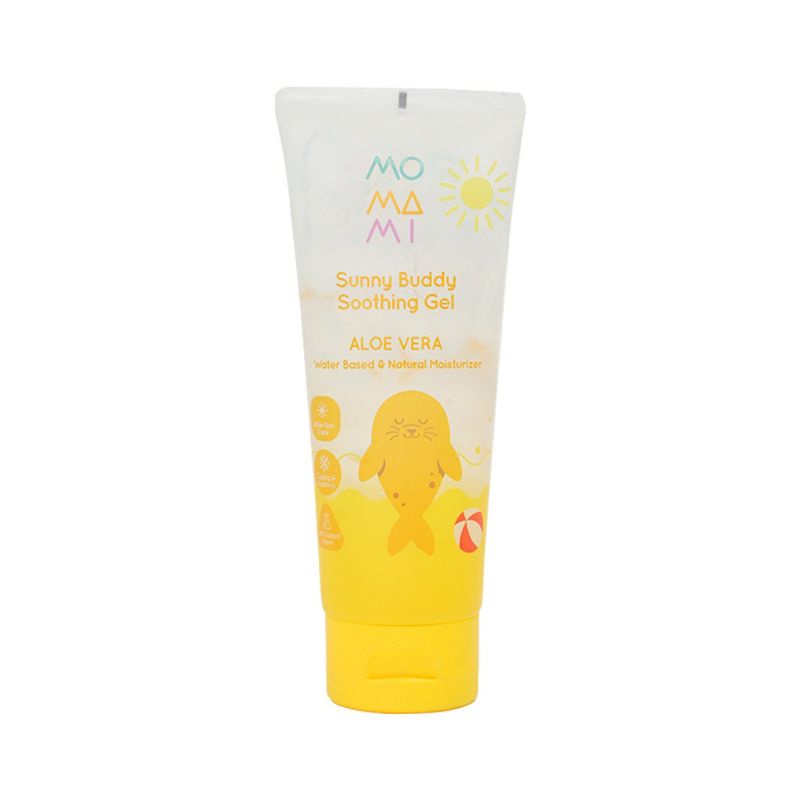 Momami sunny buddy soothing gel 100ml - gel pelindung sinar matahari untuk bayi dan anak