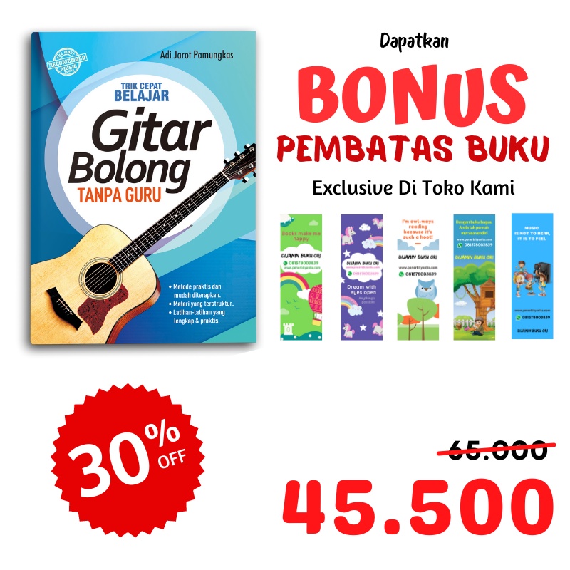 Yanita Buku Trik Cepat Belajar Gitar Bolong Tanpa Guru