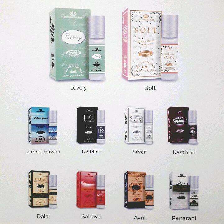 Parfum DOBHA Roll On 6ml Minyak Wangi non alkohol Varian aroma Top Seller