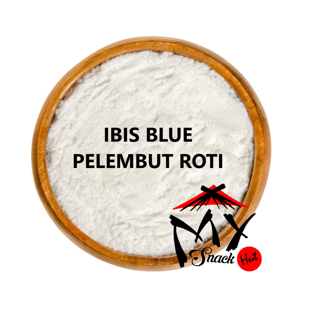 IBIS BLUE PELEMBUT ROTI - PENGEMPUK BREAD IMPROVER TAWAR MANIS DONAT BAKPAO CROISSANT DANISH PASTRY HALAL