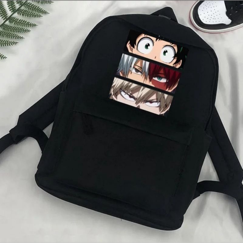 tas anime my hero academia boku no hero backpack tas sekolah ada slot laptopnya