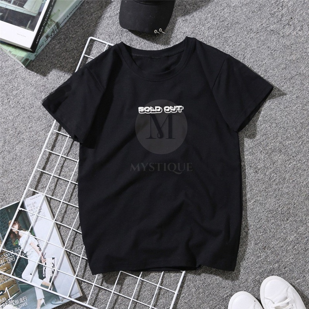 MYSTIQUE.ID-BAJU KAOS SOLD OUT T-SHIRT LUCU DAN AESTHETIC