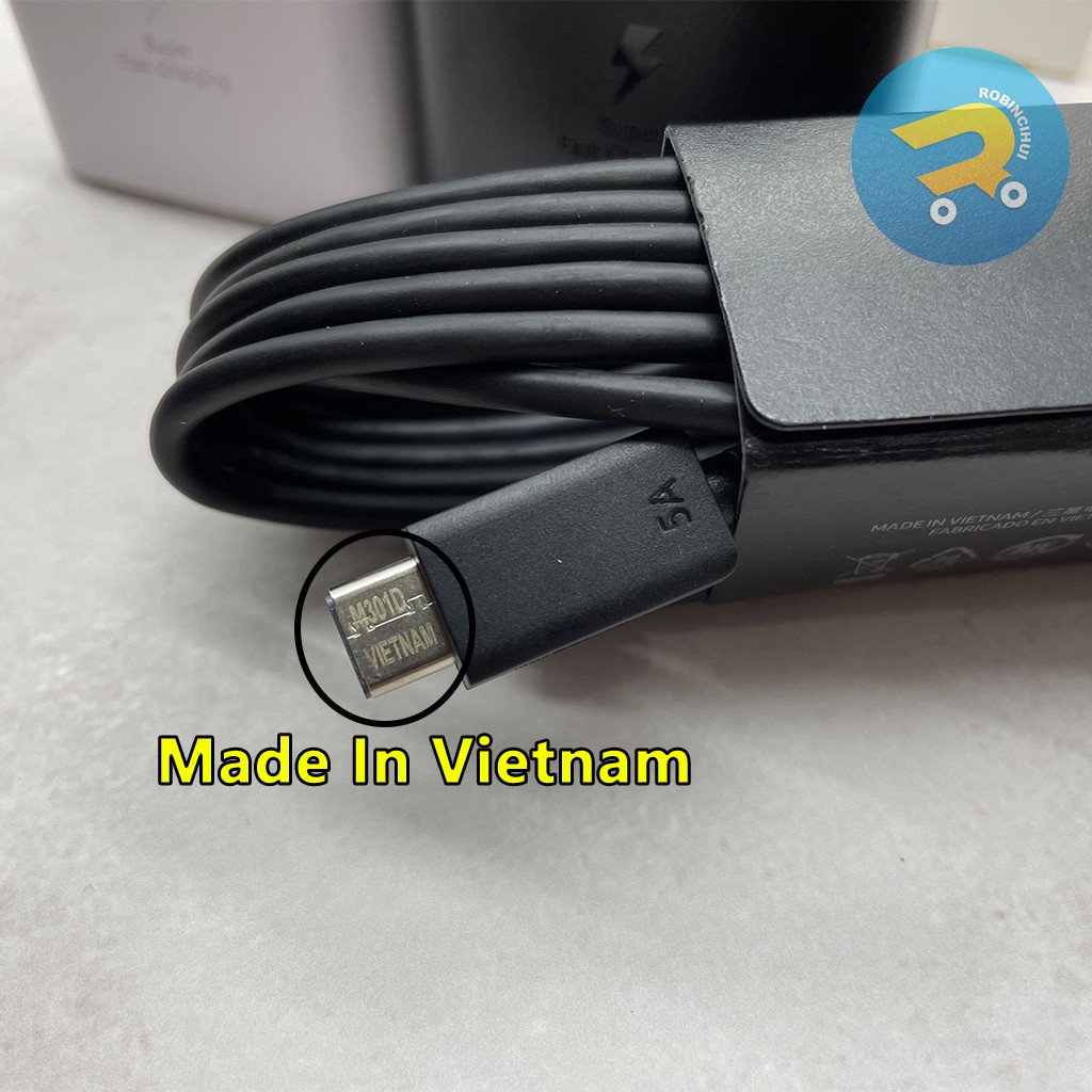Charger Samsung Type C Fast Charging 45 Watt Kabel C to C Original Samsung Note10, A70, A80, S21 Ulta
