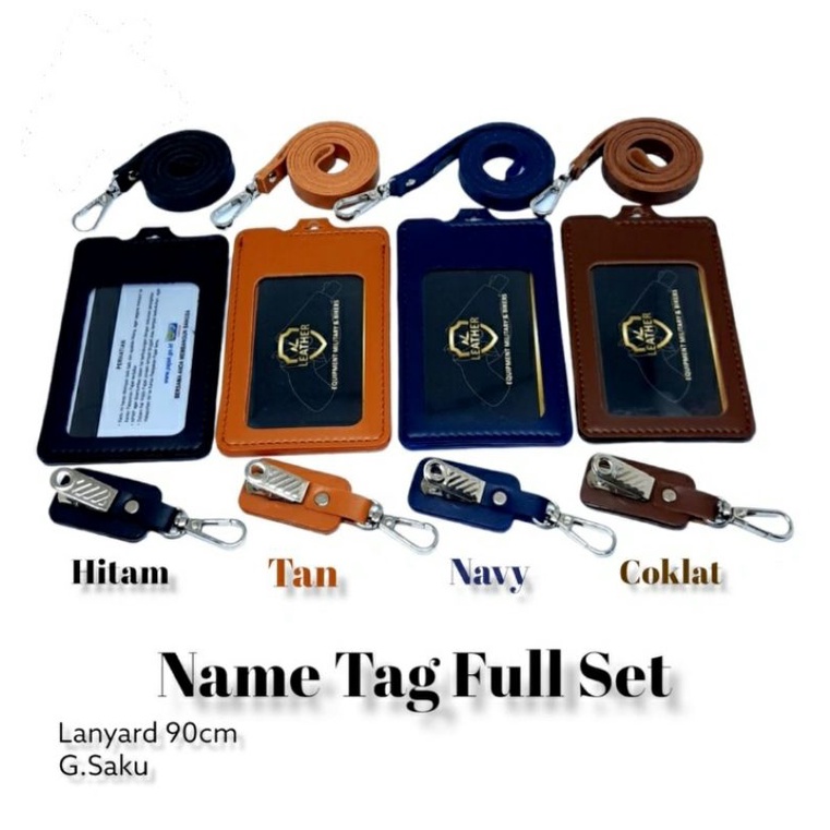 

NAME TAG/ID CARD KULIT SINTETIS