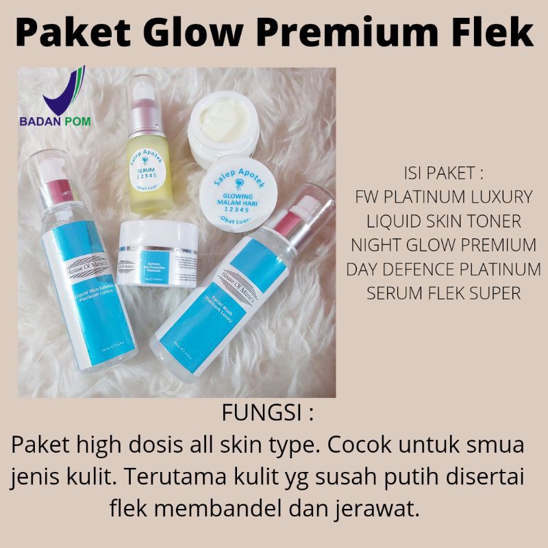 Paket glow premium flek HR beauty