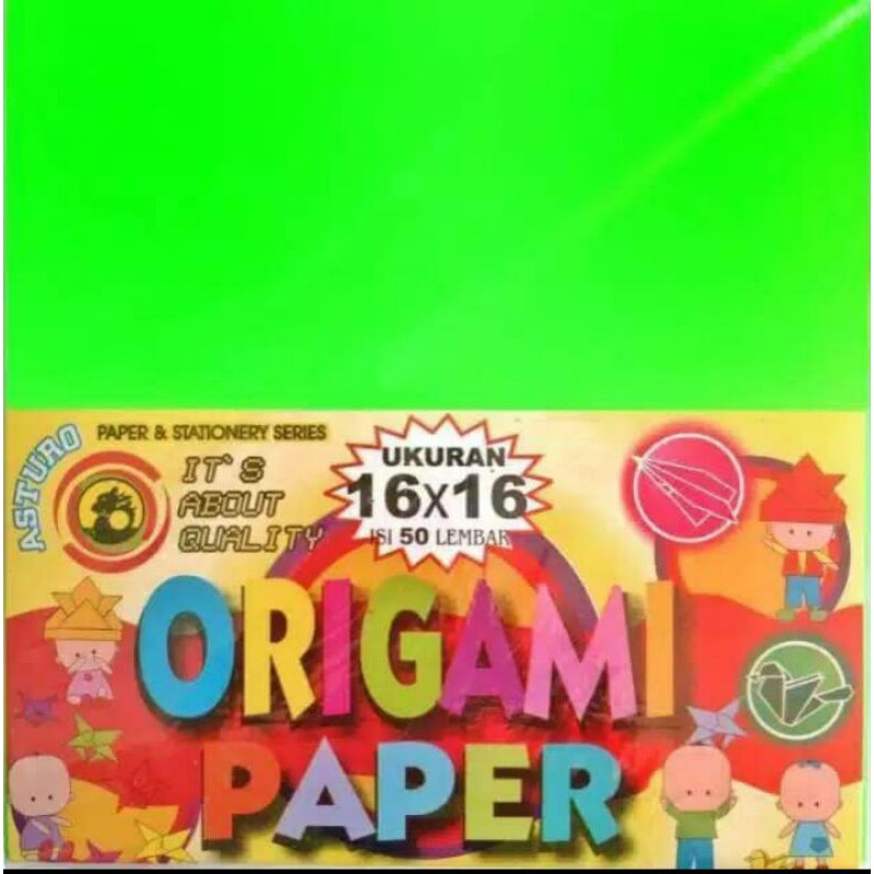 

Kertas Lipat Origami Asturo 16X16 CM Isi 50 Lembar